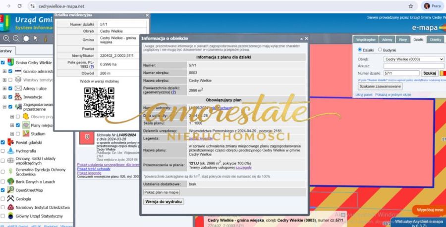 Usługowa działka z potencjałem w Cedrach Wielkich.: zdjecie 98362526