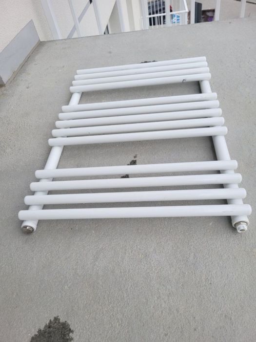 Grzejnik Łazienkowy biały 50cm x 70cm wraz z osprz: zdjecie 98404398