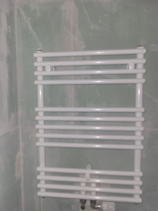 Grzejnik Łazienkowy biały 50cm x 70cm wraz z osprz: zdjecie 98404400