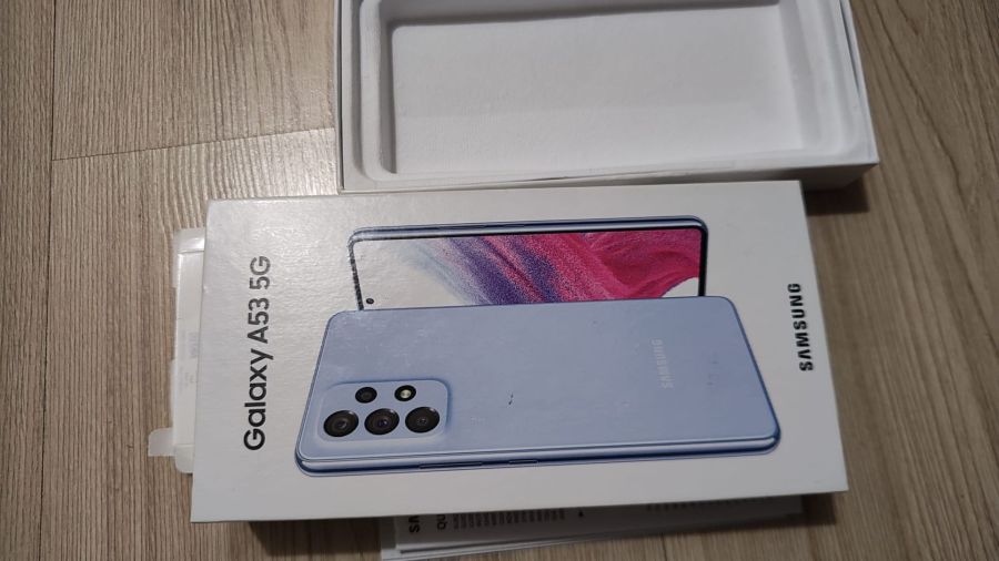 Samsung A53 5G niebieski salon Stan bdb Gdynia: zdjecie 98458208