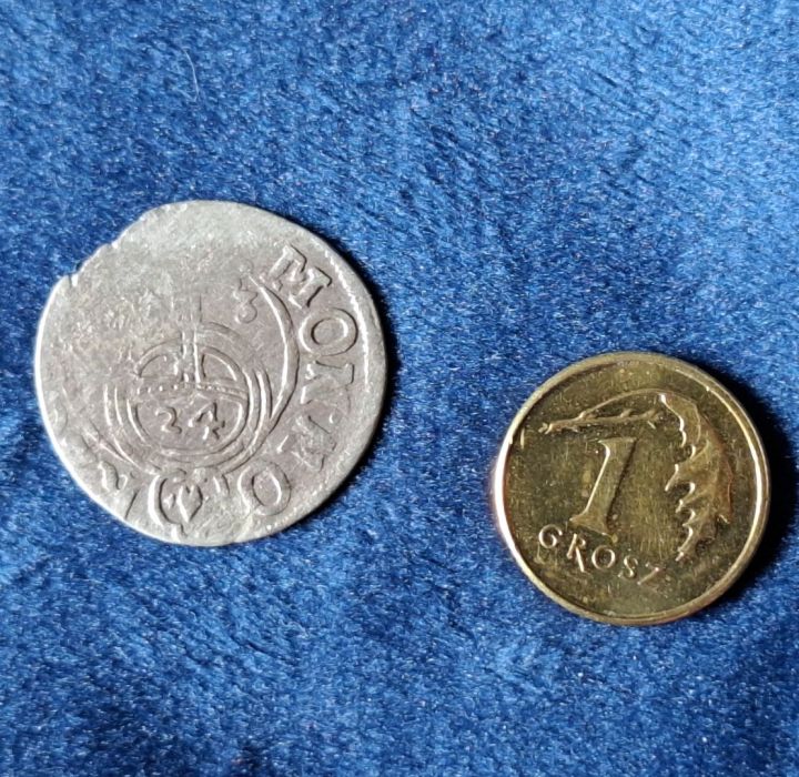 Półtorak Gustaw II Adolf Elbląg 1633 wybity po śmierci władcy: zdjęcie 98463213