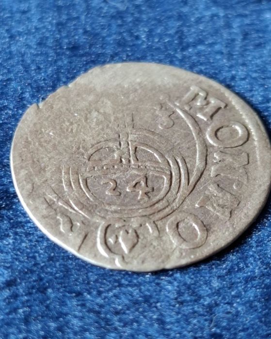 Półtorak Gustaw II Adolf Elbląg 1633 wybity po śmierci władcy: zdjęcie 98463214