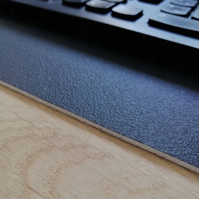 Podkładka na biurko stół komodę blat 2,6 mm PCV 80x40cm czarna: zdjecie 98512699