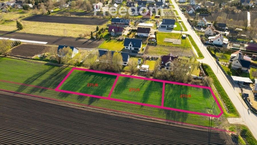 Działki budowlane Rokitnica | 915–944 m&sup2; |