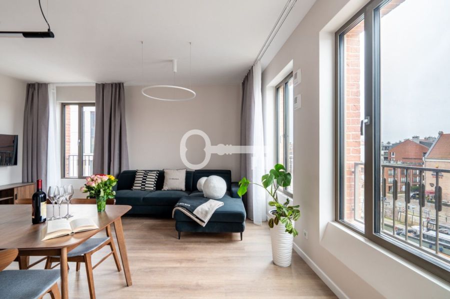 Apartament z frontowym widokiem na rzękę Motława: zdjecie 99045770