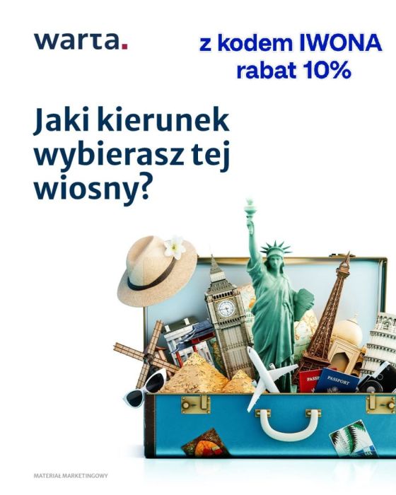 ubezpieczenie Turystycze Warta z rabatem 10%: zdjęcie 98523957