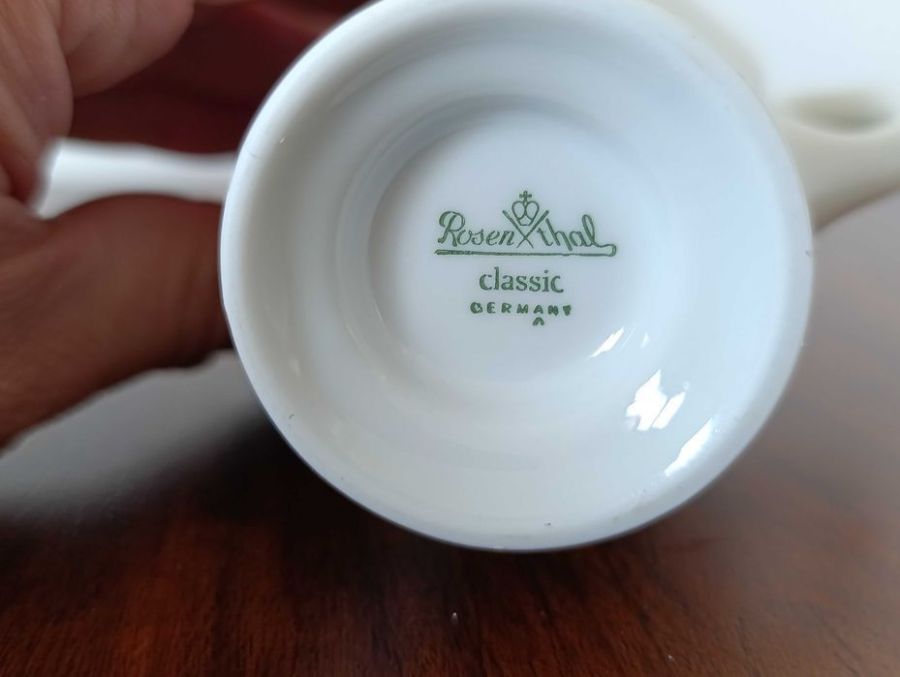 Mlecznik Rosenthal Biała Maria porcelana: zdjęcie 98543708