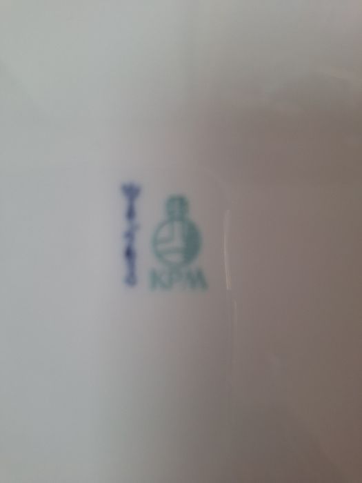KPM Berlin porcelana talerz 150 Jahre Gas in Berlin Oświetlenie Gazowe: zdjęcie 98575162