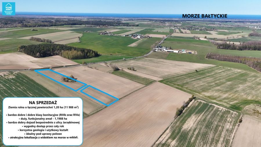 Grunt rolny 1,20 ha &bull; Sobieńczyce