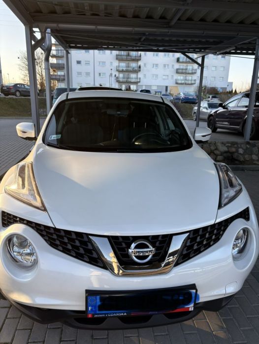 Nissan juke 1.6 benzyna biala perla: zdjęcie 98597690