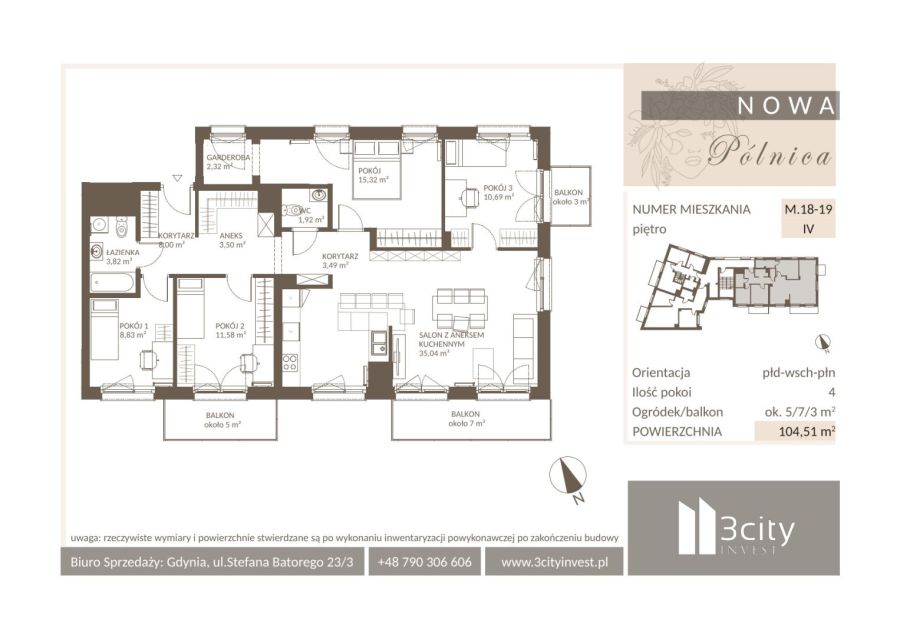 Gotowe do odbioru - Mieszkanie 105 m2 - Gdańsk Jasień, M.18-19: zdjęcie 98637738