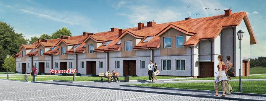 Dom szeregowy 3 pokojowy do odbioru w 2026r.