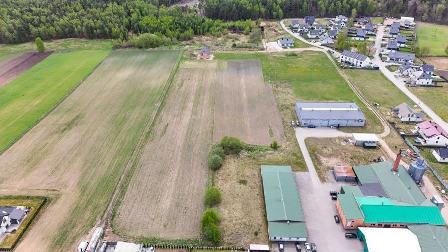 działka usługowo-mieszkaniowa przy lesie: zdjęcie 98653912