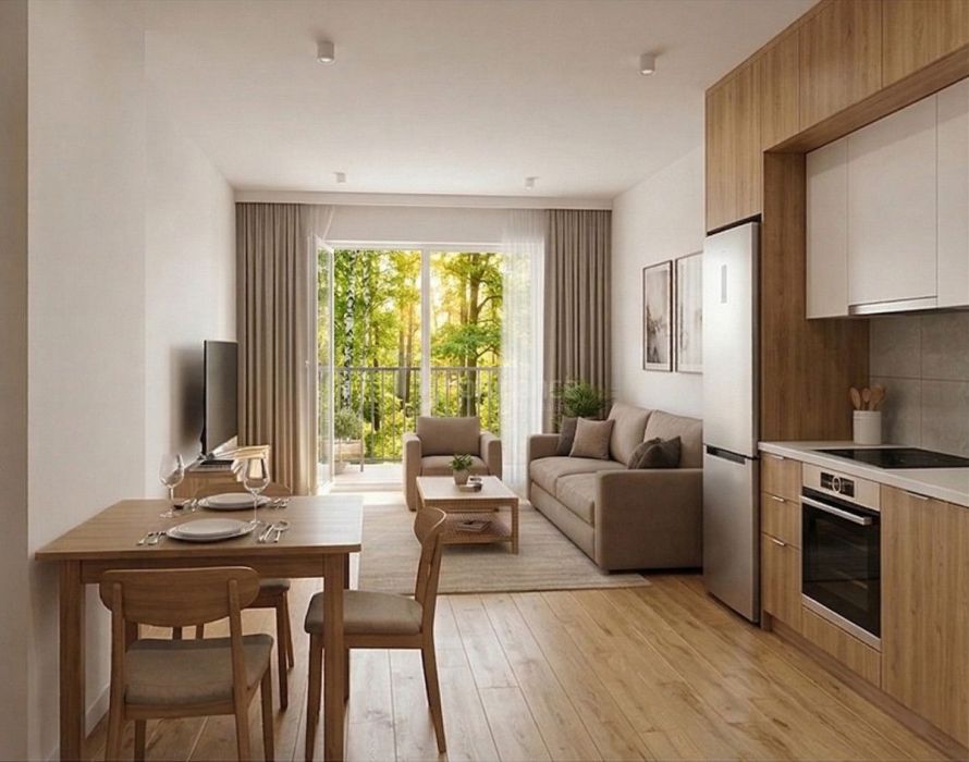 Duże 2 pokoje zachód balkon natura Gdynia: zdjecie 98788055
