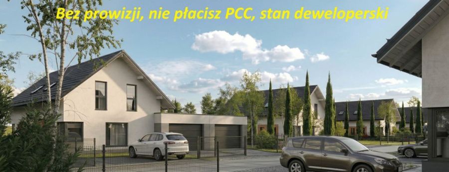 Bliźniak k Żukowa 2 parkingi działka 500m2: zdjęcie 98639623