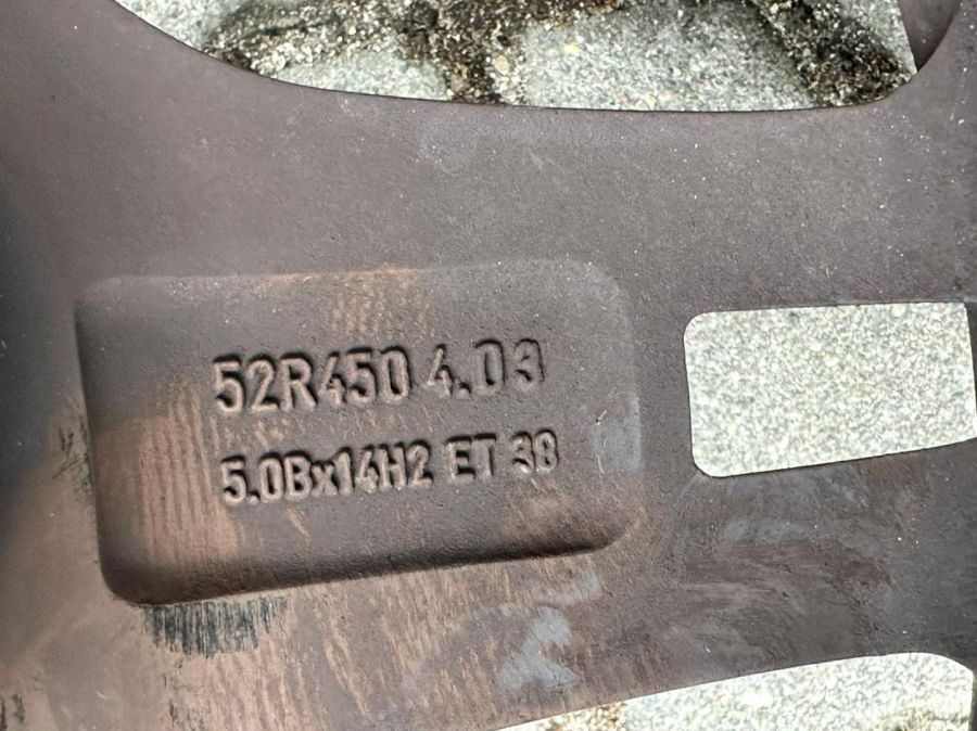 Sprzedam felgi aluminiowe 14: zdjęcie 98641229