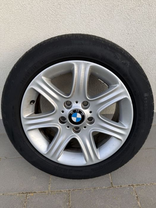 Oryginalne alufelgi BMW 16cali (5x120) komplet z oponami letnimi: zdjęcie 98649836