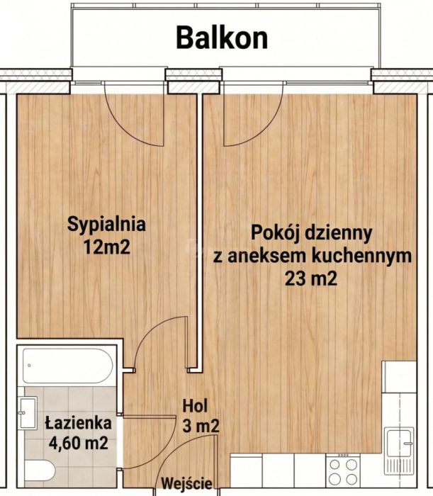 2-pokoje pod najem | Południe | SKM Chylonia: zdjecie 98668318