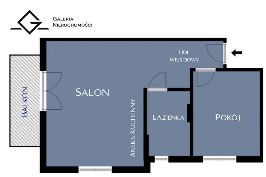 nowoczesne 2-pokojowe mieszkanie z widokiem na las: zdjęcie 98664165