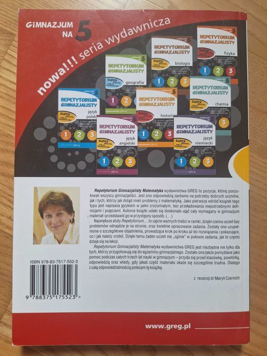 Matematyka Repetytorium gimnazjalisty Matematyka na 5 Greg M Lichosik: zdjęcie 98666704
