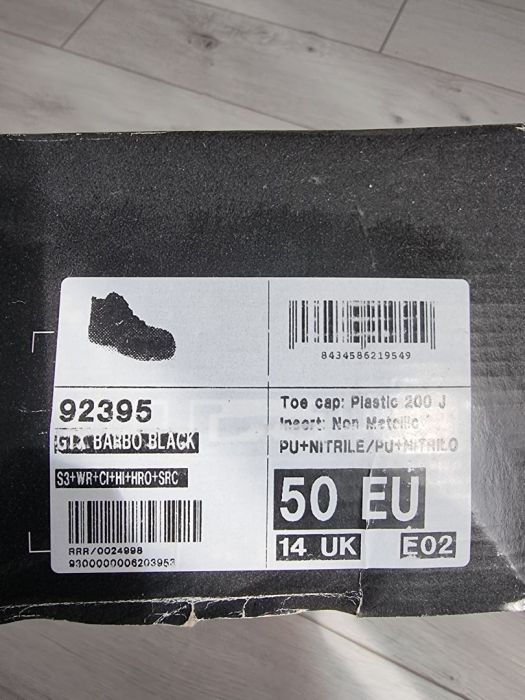 Buty robocze Robusta Gore-tex GTX Barbo Black 9239: zdjęcie 98668424