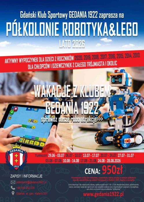 Półkolonie Robotyka & Lego | Lato 2026 | Gedania 1922: zdjęcie 98669488
