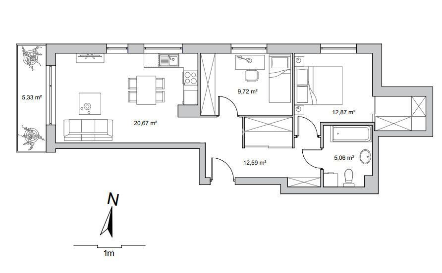 Como Park | 3 pokoje na 1 piętrze: zdjęcie 98674582