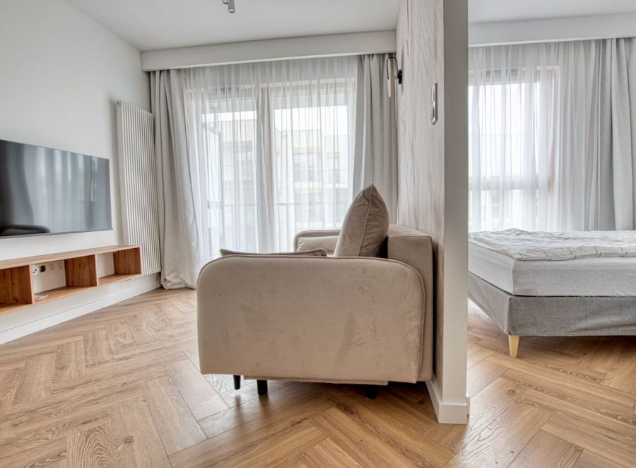 Nowoczesny Apartament z garażem i siłownią| 1 km od morza: zdjęcie 98678283