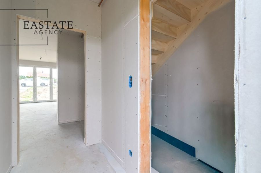 Nowoczesny bliźniak 110 m&sup2; z ogrodem: zdjęcie 98683556