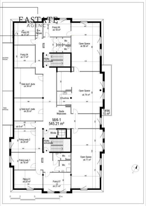 Biuro z Tarasem, Podział na Gabinety, Parking: zdjęcie 98684036