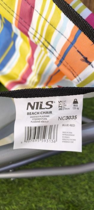 Krzesła plażowe 2 sztuki jak nowe: zdjęcie 98696057
