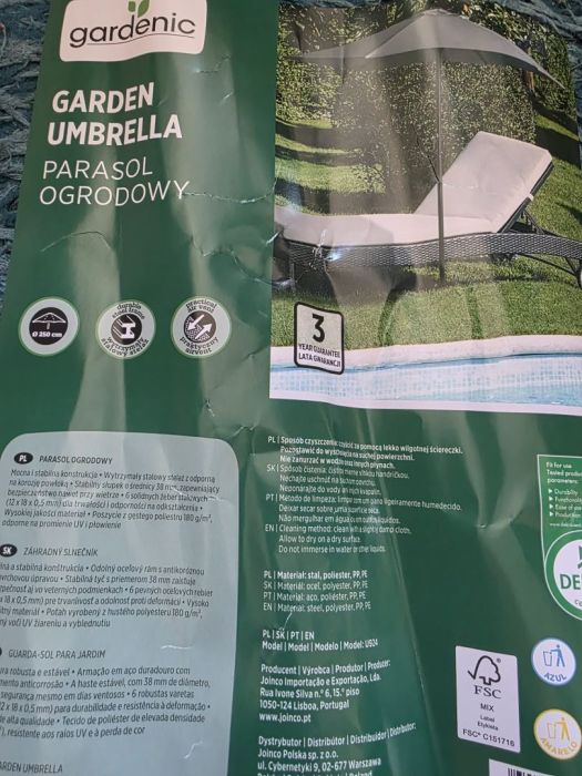 Parasol ogrodowy: zdjęcie 98696194