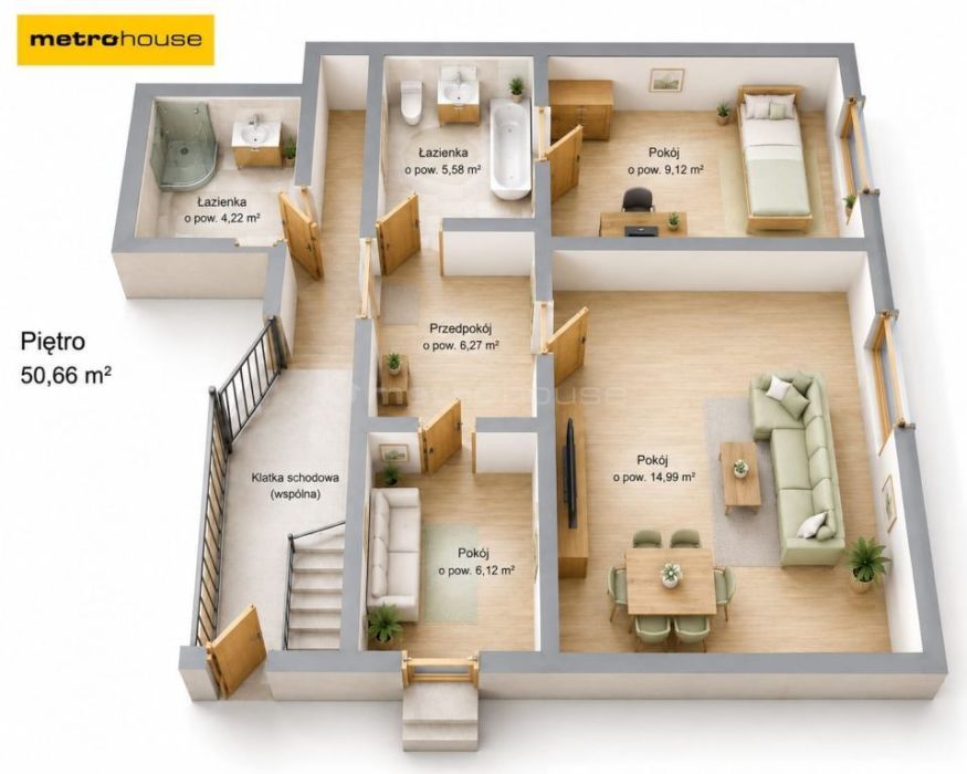 Duże mieszkanie w centrum Gniewu  Garaż  130 m&sup2;: zdjęcie 98707448
