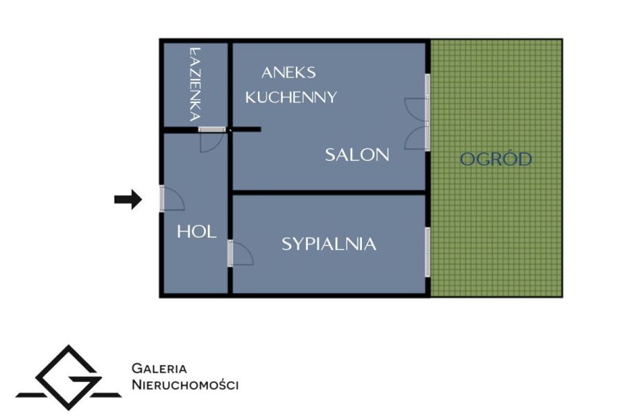 2 pokoje | Ogród | Miejsce park. | Komórka lok.: zdjęcie 98704458