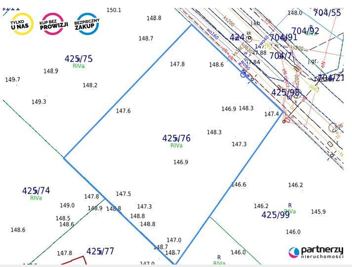 Działka budowlana Chwaszczyno 1008 m2: zdjęcie 98707931
