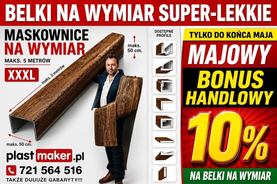 Belki rustykalne sufitowe i maskownice na wymiar: zdjecie 98716177