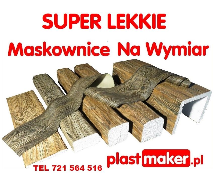 Belki rustykalne sufitowe i maskownice na wymiar: zdjecie 98716179