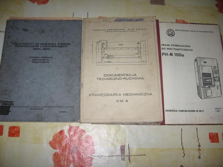 DTR-ki Dokumentacja techniczno-ruchowa paszport: zdjęcie 98716693