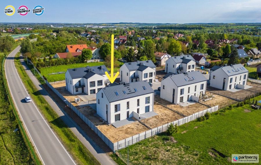 Bliźniak z garażem Juszkowo bez PCC