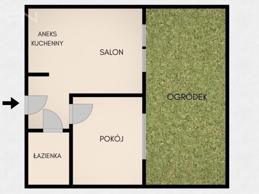 Wysoki sufit | Dwa pokoje | Ogródek | HalaGarażowa: zdjęcie 98739871
