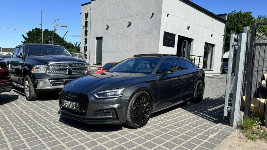 Audi A5 S Line 252KM Panorama Matrix Kamera Virtual El. klapa M Pole Pak.Black