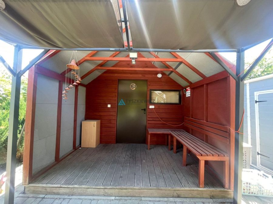 Zadbany ROD w Sopocie|368 m&sup2;|Domek + taras: zdjecie 98746128