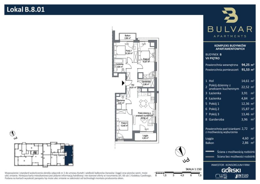 Bulvar Apartments | B.8.01: zdjęcie 98746643