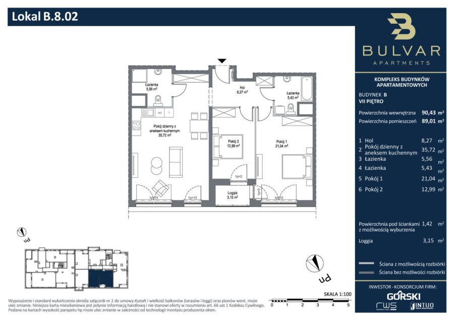 Bulvar Apartments | B.8.02: zdjęcie 98746645