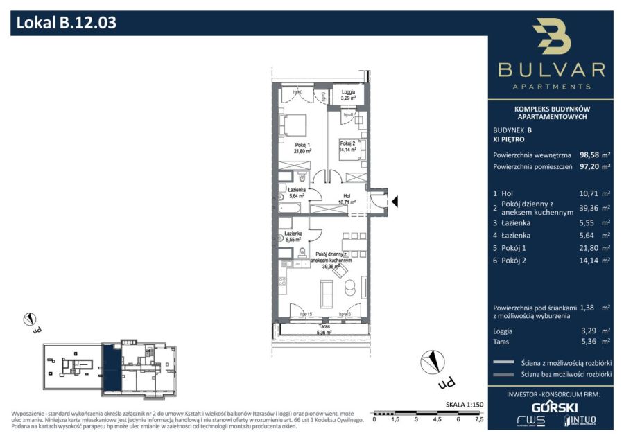 Bulvar Apartments | B.12.03: zdjęcie 98746671