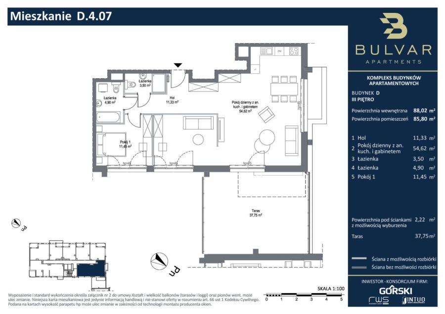 Bulvar Apartments | D.4.07: zdjęcie 98746786