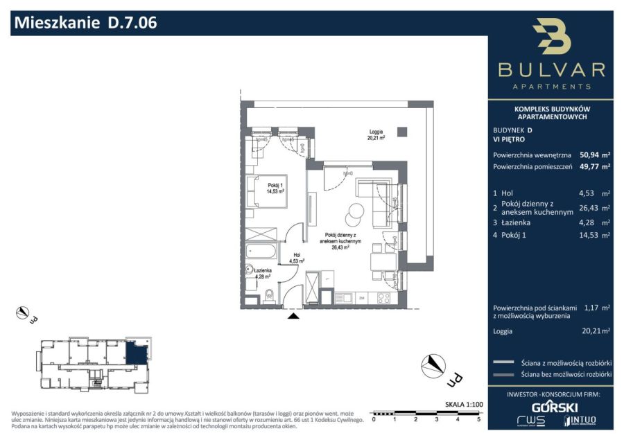 Bulvar Apartments | D.7.06: zdjęcie 98746826