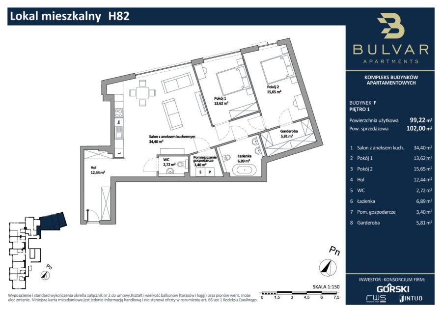 Bulvar Apartments | F.H82: zdjęcie 98746914
