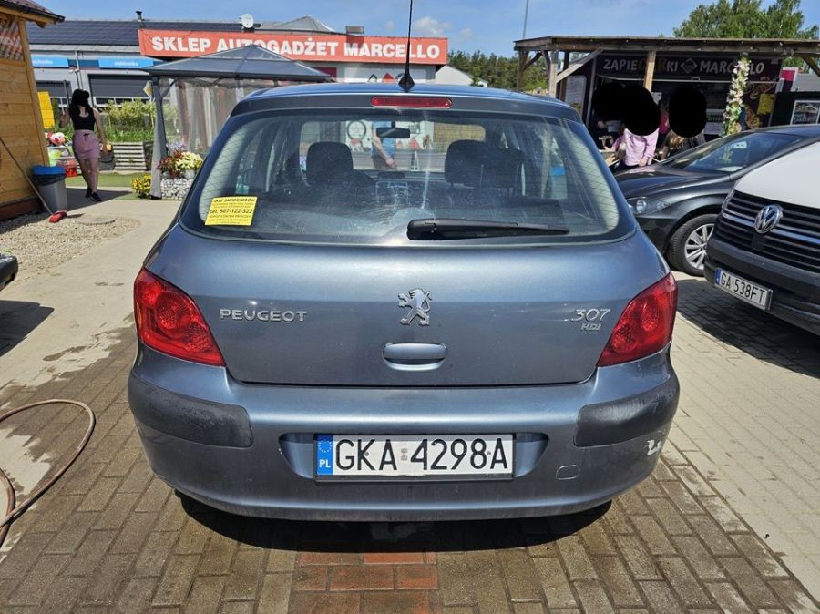 Peugeot 307/PT do 2027r/2007r/5 drzwi/manual/klima/1.6diesel/90KM: zdjęcie 98754253