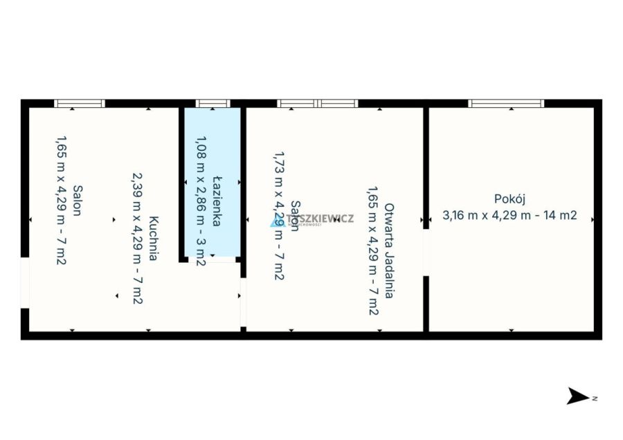 2-pokojowe mieszkanie w centrum Bytowa: zdjęcie 98754713